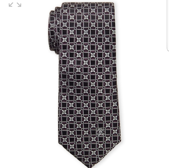 Roberto Cavalli Floral Brown tie - Picture 1 of 8